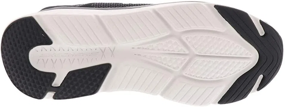 Мужские слипоны Skechers Performance Max Cushioning-Advantageous, Black White — фото 4