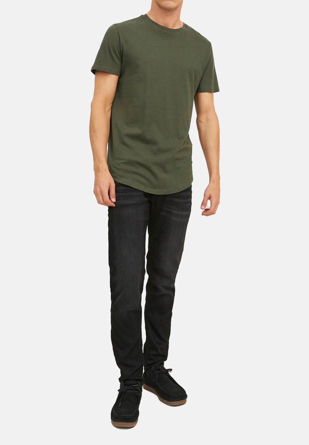 

Базовая футболка 3 PACK Jack & Jones, оливковый