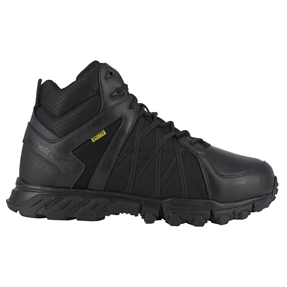 Рабочий ботинок с защитным композитным носком Trailgrip Reebok Work, black leather — фото 2