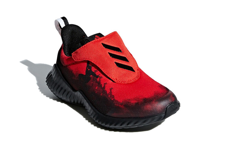 Кроссовки детские Fortarun PS Low-top красные/черные Adidas — фото 3