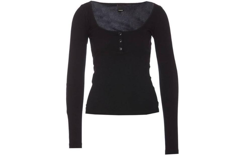 

PINKO Футболка женская черная, Черный, PINKO Футболка женская черная