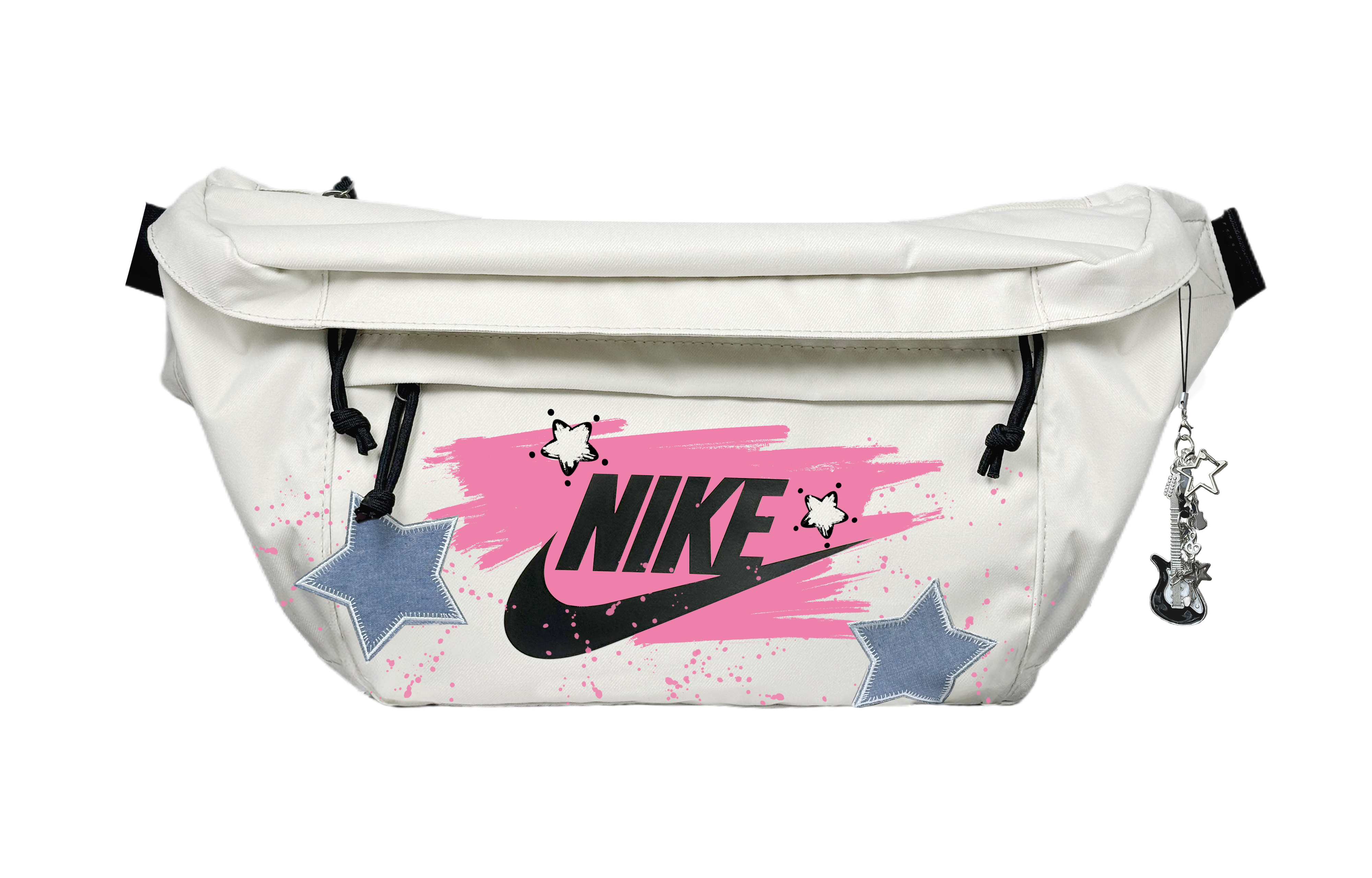 

Nike Фабричный поясной мешок Regular Unisex светло-бежевый, Pink Denim