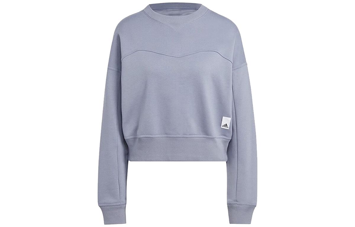 Свитшот Adidas Lounge Fleece, светло-фиолетовый — фото 2