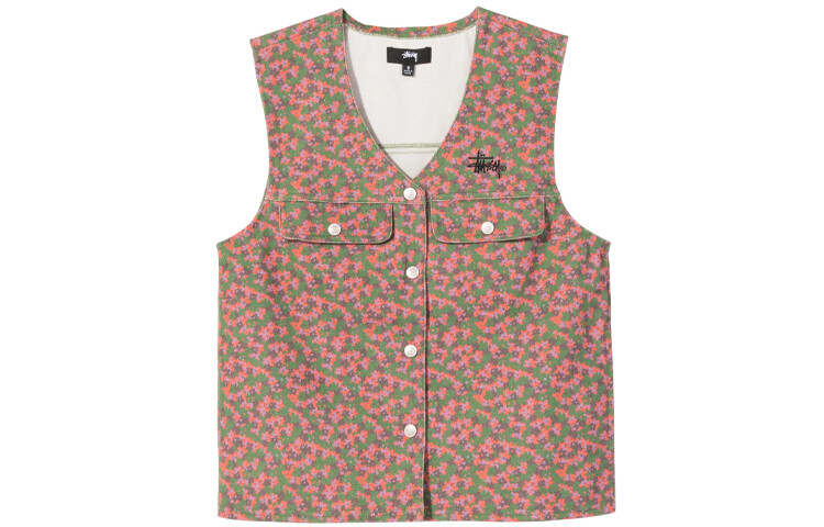 

Майка унисекс многоцветный Stussy, цвет Multicolor