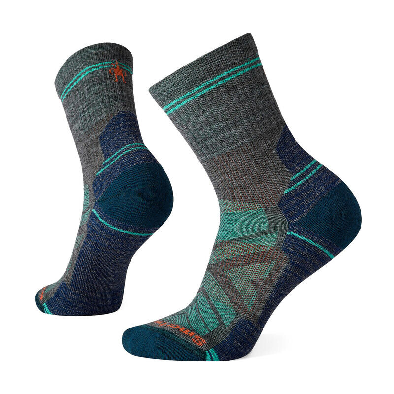 

Походные носки Smartwool, цвет gris/green/dark blue
