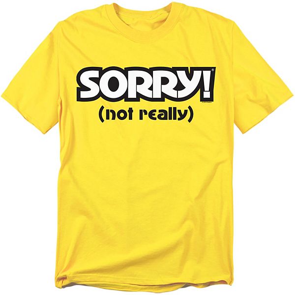 

Футболка Big & Tall Sorry Not Really Licensed Character