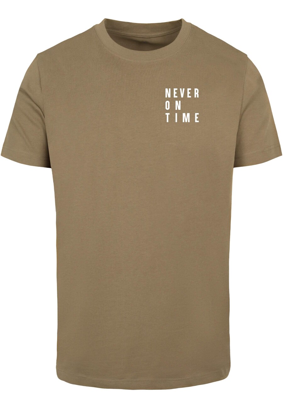 

Рубашка Merchcode Never On Time, хаки