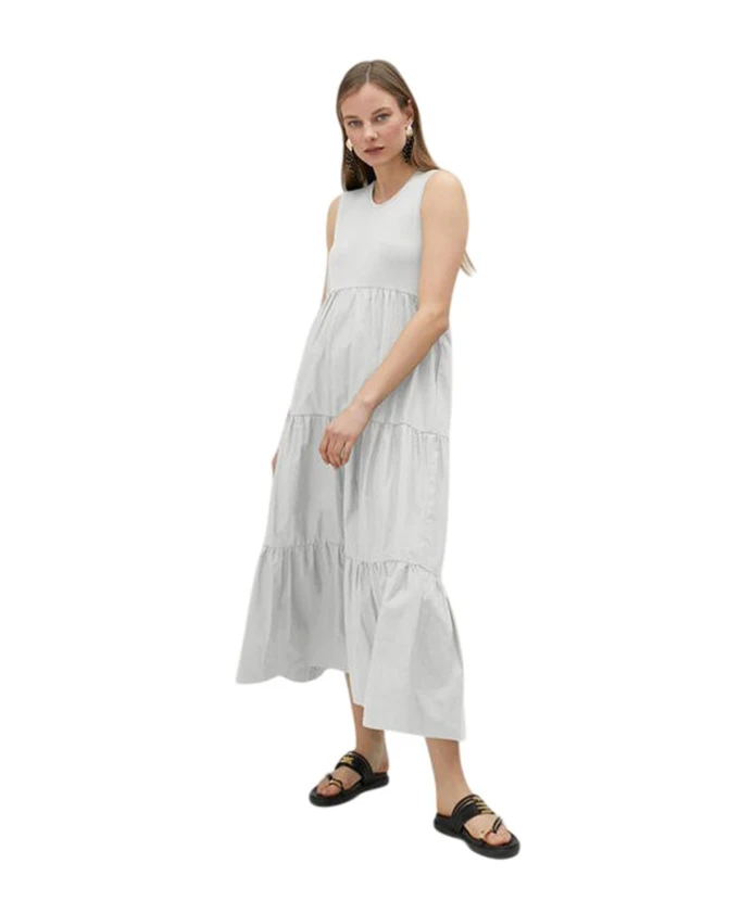 

Белое текстильное женское платье Lola Casademunt, белый