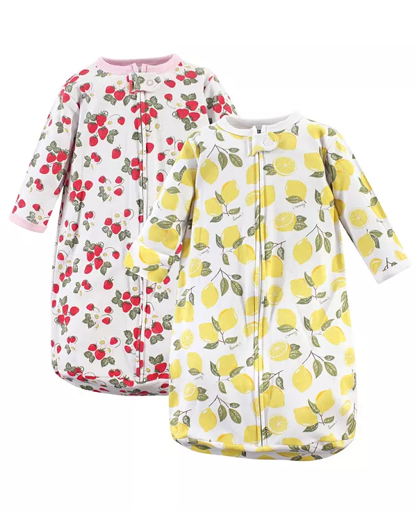 

Спальный мешок Hudson Cotton с длинными рукавами для новорожденных девочек Hudson Baby, multi