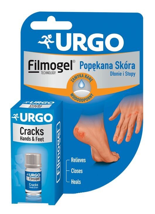 

Urgo Na Pęknięcia Skóry Dłonie i Stopy гель на коже, 3.2 ml