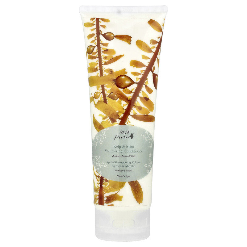 

100% Pure, Кондиционер для увеличения объема Kelp & Mint, 236 мл (8 жидк. Унций)