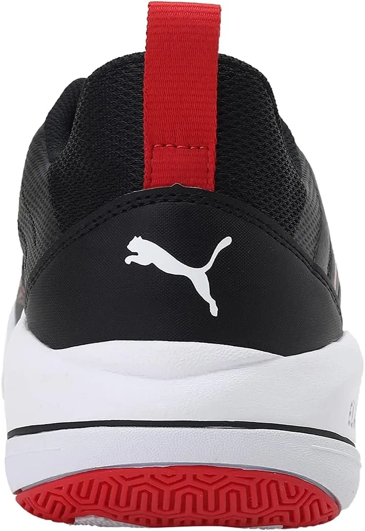 Унисекс кроссовки PUMA Eliminate Pro для игры в помещении, Black Puma Black Puma White High Risk Red — фото 4