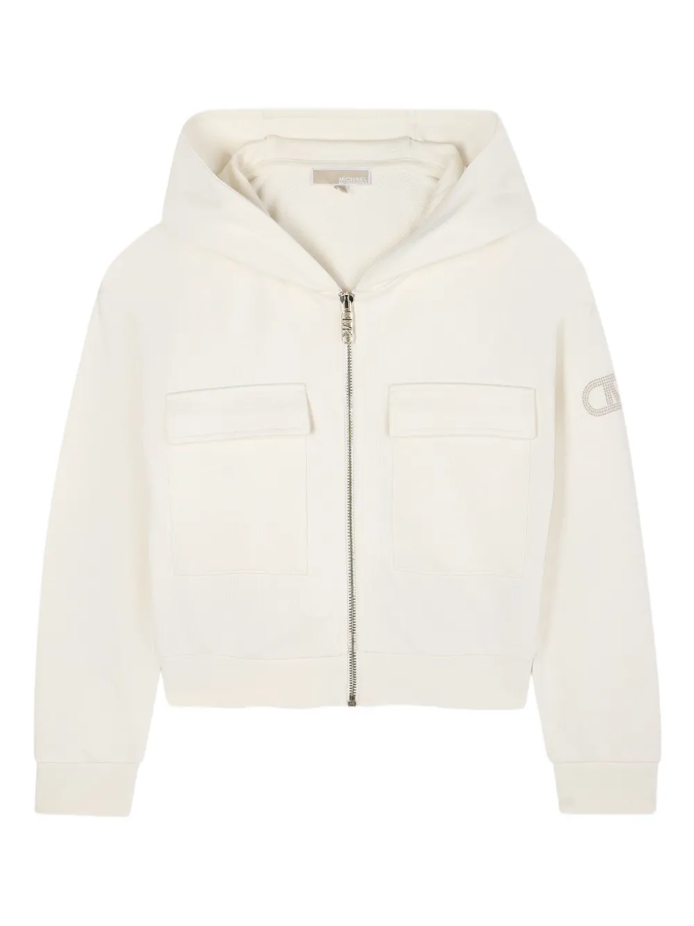 

Толстовка на молнии с капюшоном Michael Kors Kids, нейтральный