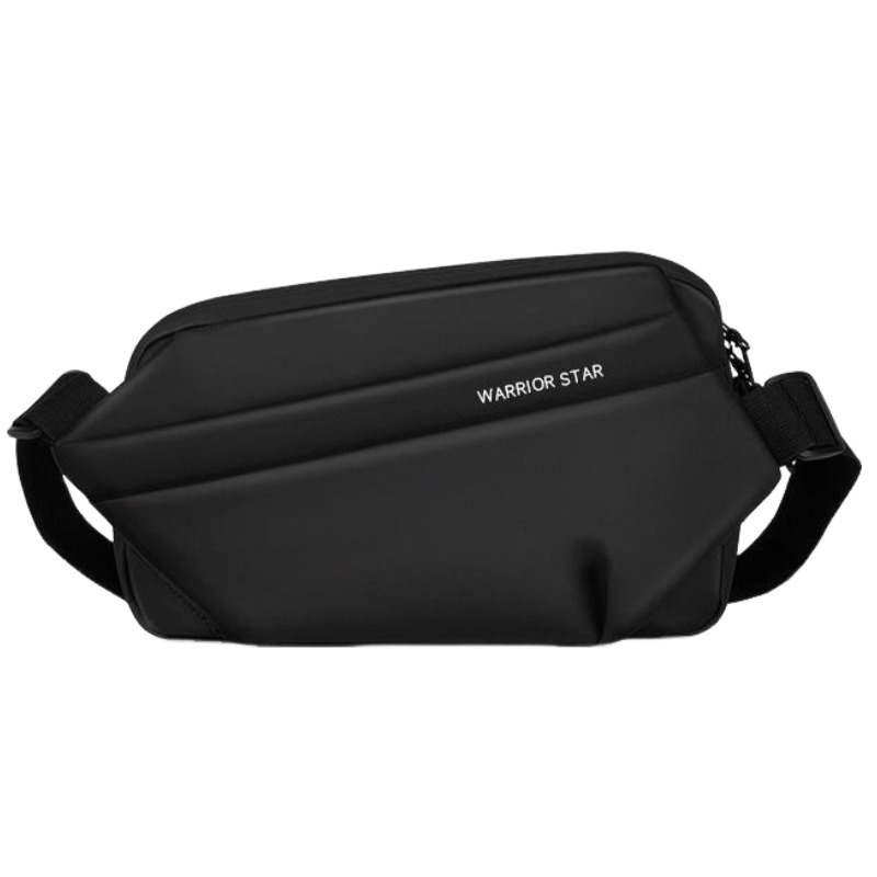 

WARRIOR Оксфордская слинг-сумка унисекс черного цвета