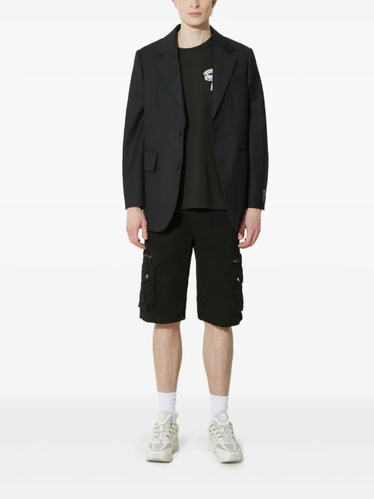 

Футболка Kenzo с изображением слона, черный