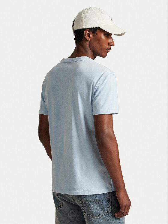 Футболка regular fit 710P07347001 Polo Ralph Lauren, голубой — фото 3