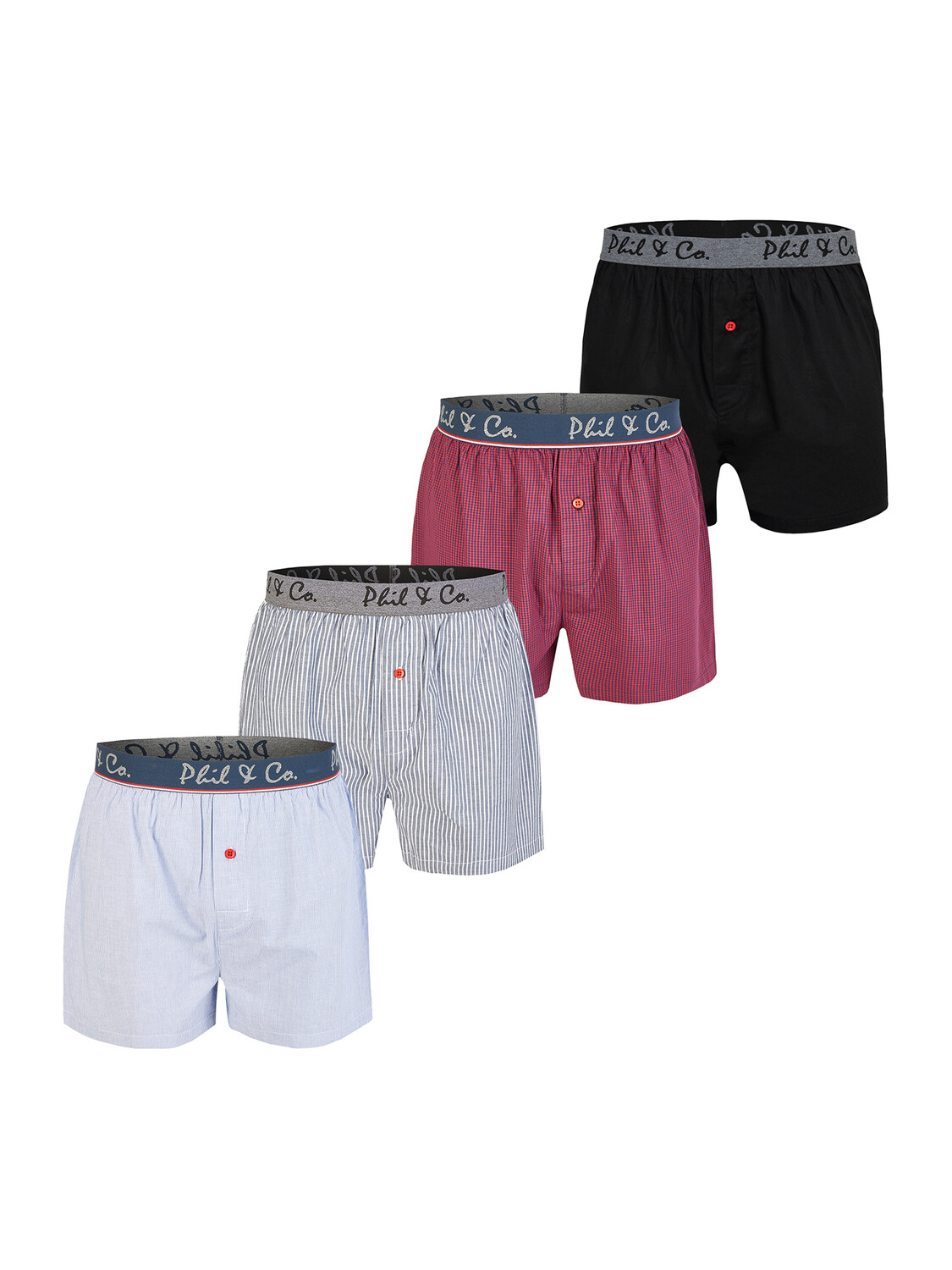 

Боксеры Phil & Co Berlin Boxer Classic Checks, разноцветный
