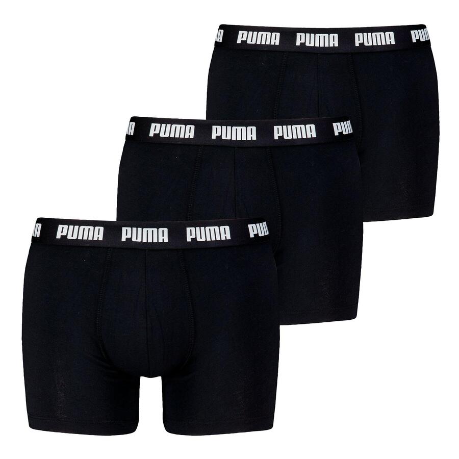 

PUMA Мужские боксёрские шорты, упаковка из 3 шт., облегающие - Everyday Boxers 3P