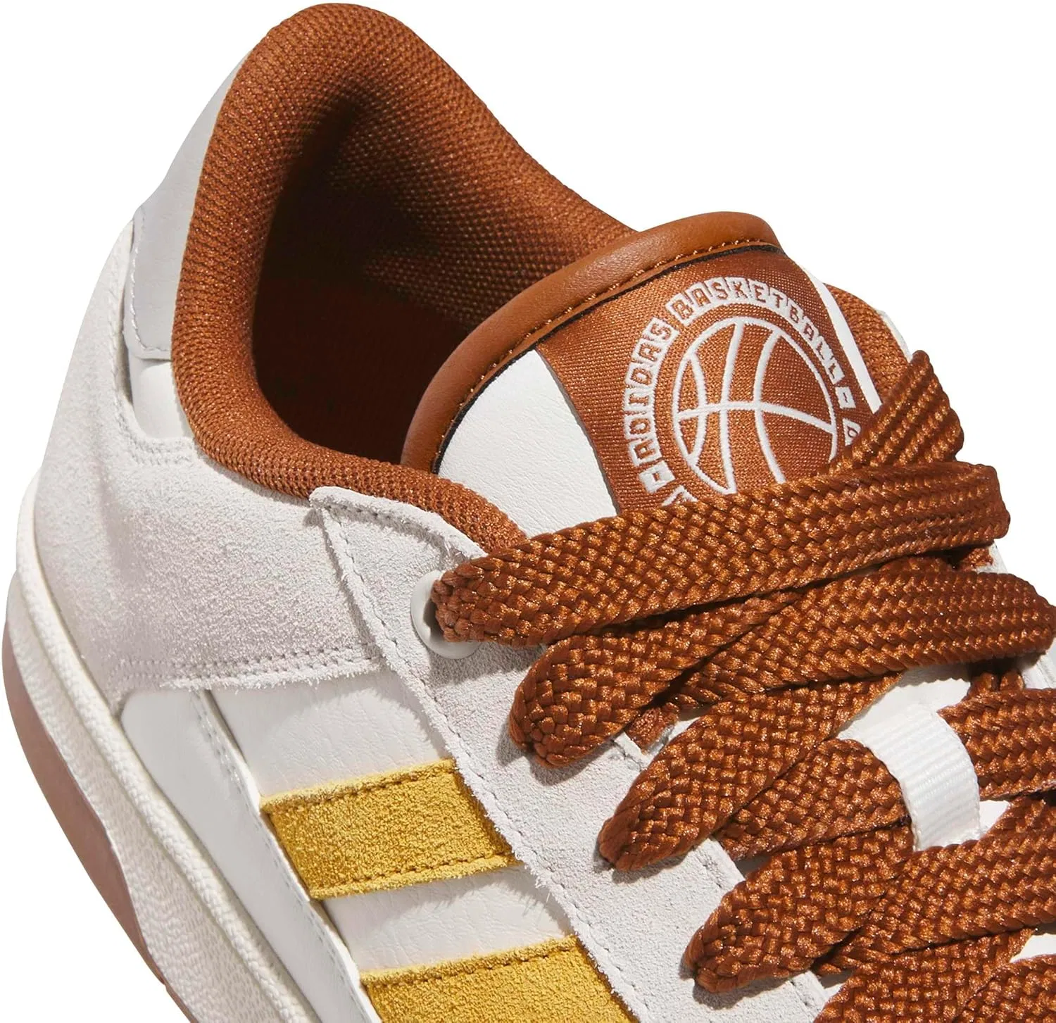 Унисекс кроссовки Adidas Rapid Court Low, Ftwr White Preloved Yellow Dusky Bronze — фото 4