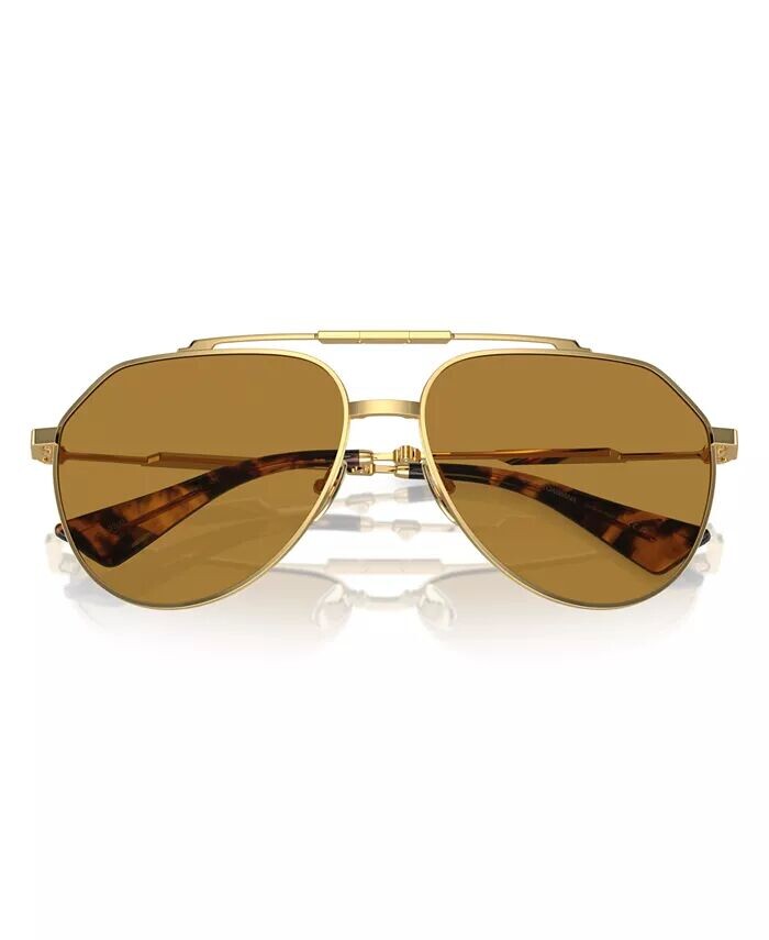 Мужские солнцезащитные очки, Dg2302 Dolce&Gabbana, золото — фото 2