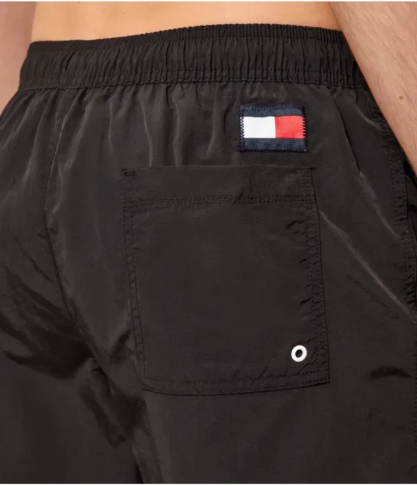 Пляжные шорты slim fit Tommy Hilfiger, черный — фото 4
