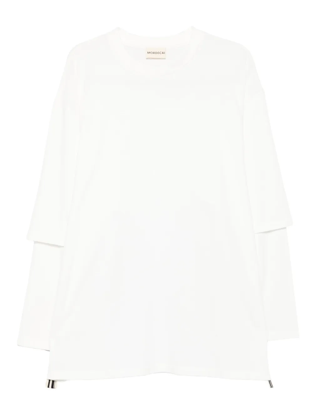 

Многослойная футболка с молнией Mordecai, белый