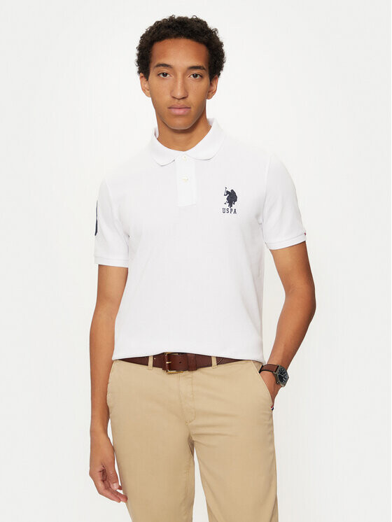 

Рубашка поло стандартного кроя U.S. Polo Assn., белый