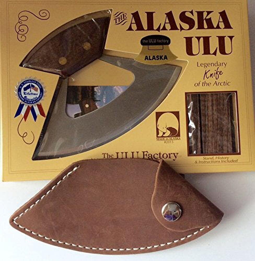 

Нож с рукояткой из орехового дерева The ULU Factory 6 дюймов, коричневый