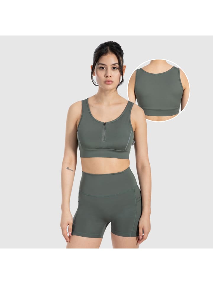 

SMILODOX Спортивный бюстгальтер Kathi зеленого цвета