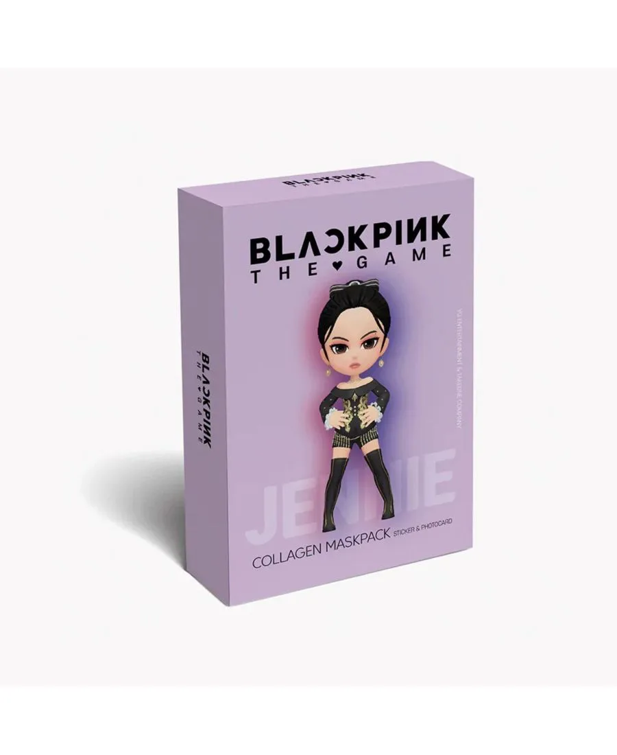 SIIA Cosmetics Набор масок BLACKPINK THE GAME MASKPACK SET - JENNIE (COLLAGEN)