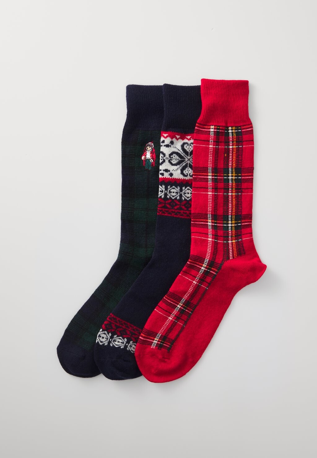 

Носки CREW SOCK GIFT BOX UNISEX 3 PACK Polo Ralph Lauren, мультиколор