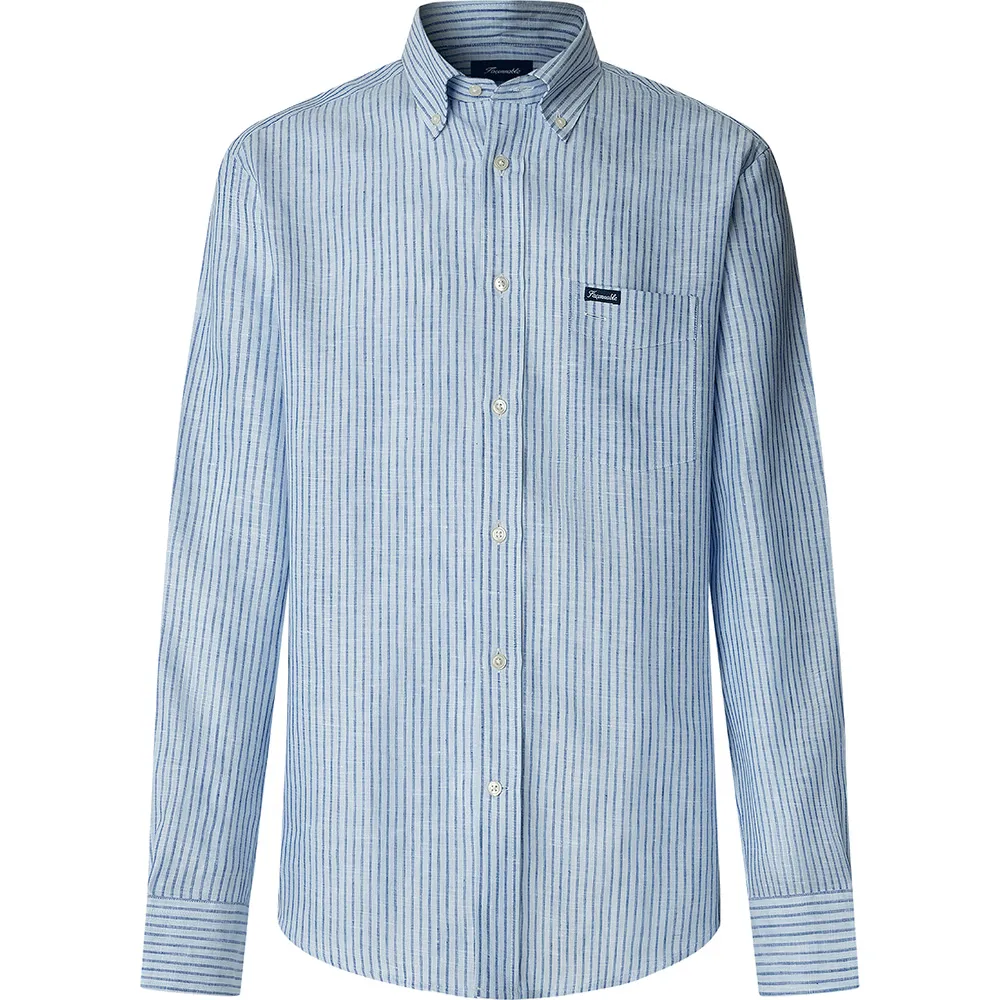 

Façonnable FM302239 Льняная рубашка с длинными рукавами, синий