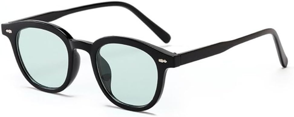 

винтажные модные желтые, синие, зеленые солнцезащитные очки для женщин и мужчин, трендовые, популярные, тонированные, океанские линзы, уличная одежда, вечеринка TYUVIVO, Black-green