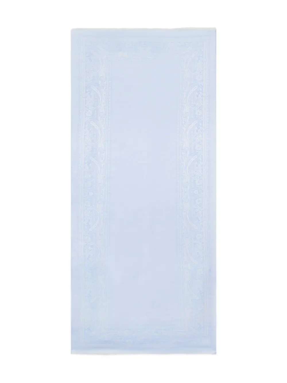 

Шарф с жаккардовым цветочным и пейсли узором Etro, синий