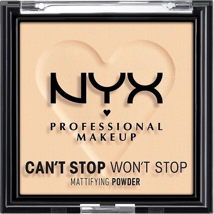 

Can'T Stop Won'T Stop Матирующая пудра Light 02 6G, Nyx Professional Makeup