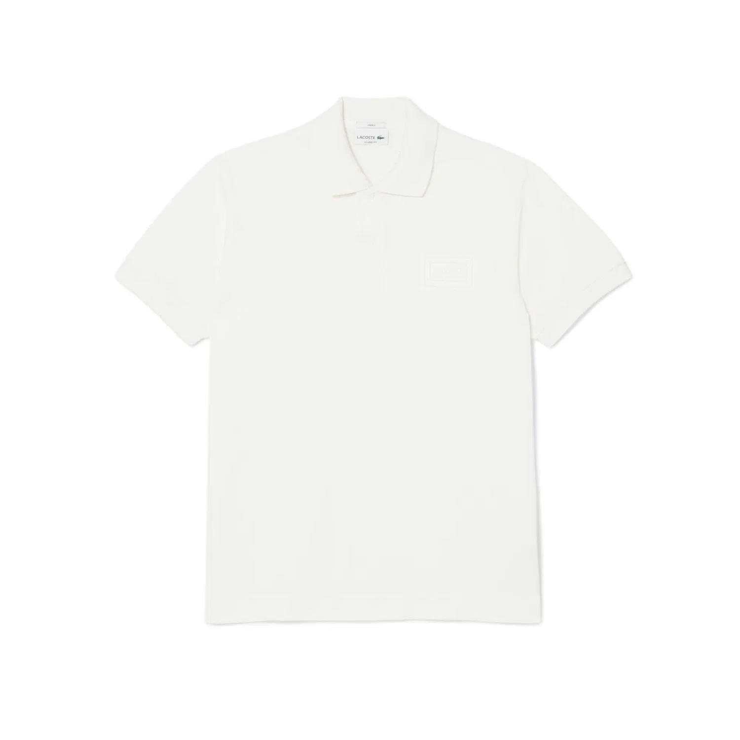 Поло LACOSTE Экрю, Унисекс, Приталенный крой