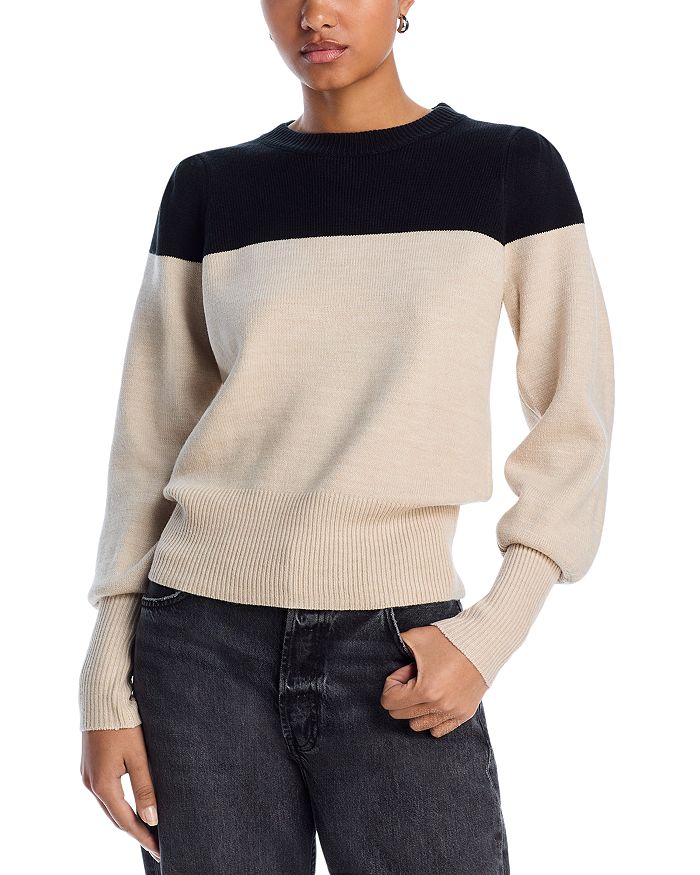 

Свитер Babysoft Color Blocked FRENCH CONNECTION, черный