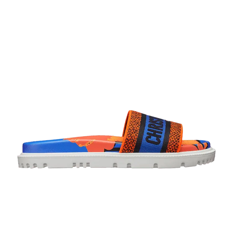 Кроссовки Dior Wmns DWay Slide D-Flower Pop Em, разноцветный