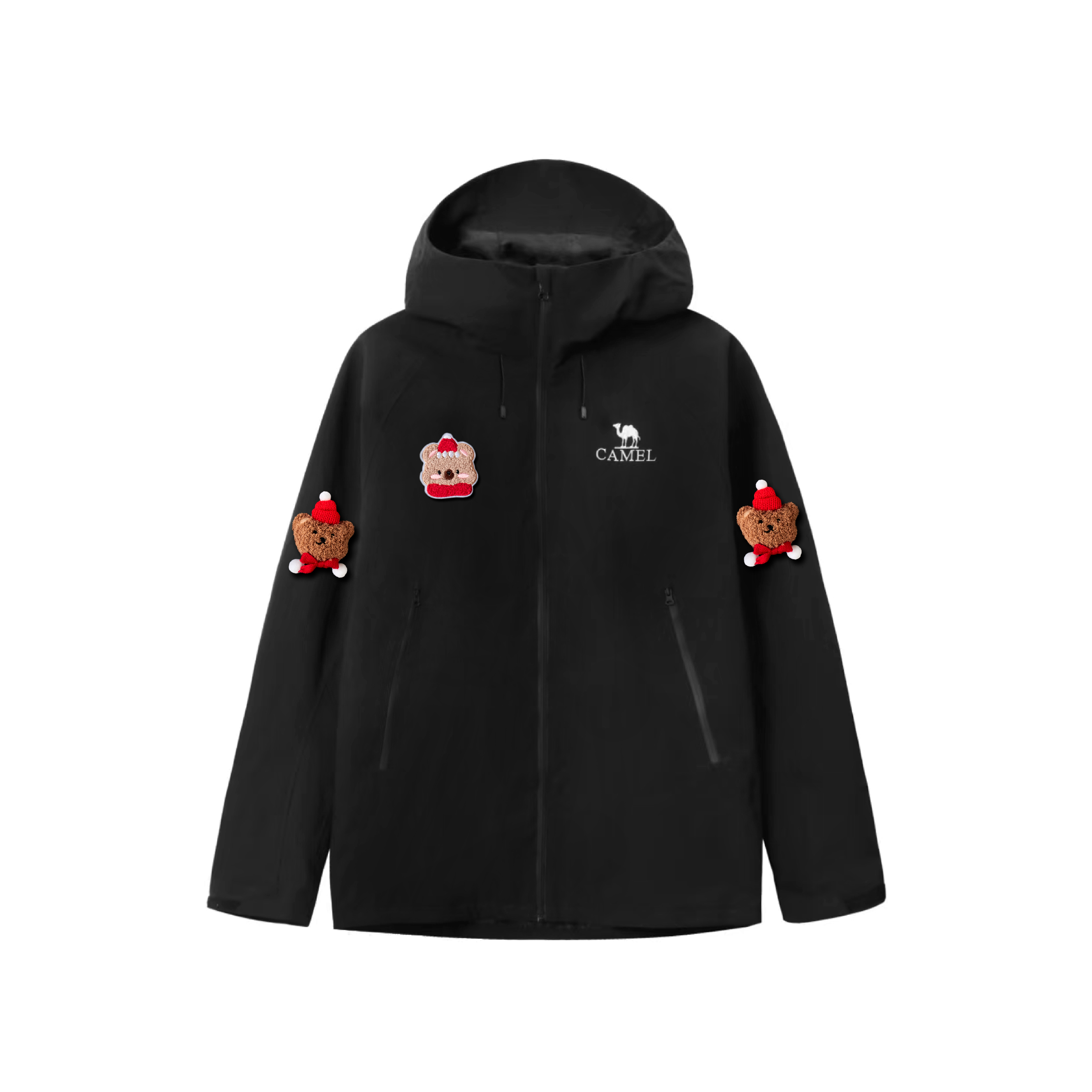 

Ветровка All weather Waterproof, Windproof, Thermal, Cold Resistant Unisex CAMEL, phantom черный