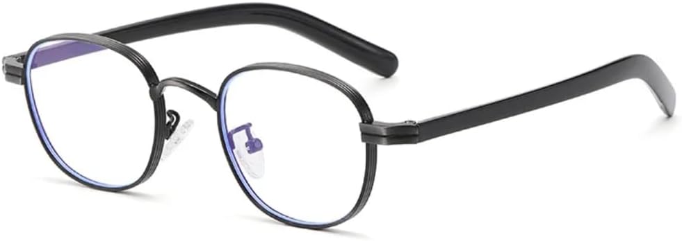 

Металлические роскошные круглые солнцезащитные очки для мужчин и женщин, винтажные, унисекс, модные солнцезащитные очки с защитой от УФ-излучения UV400 UUPTTPL, C8 Gun Black Clear