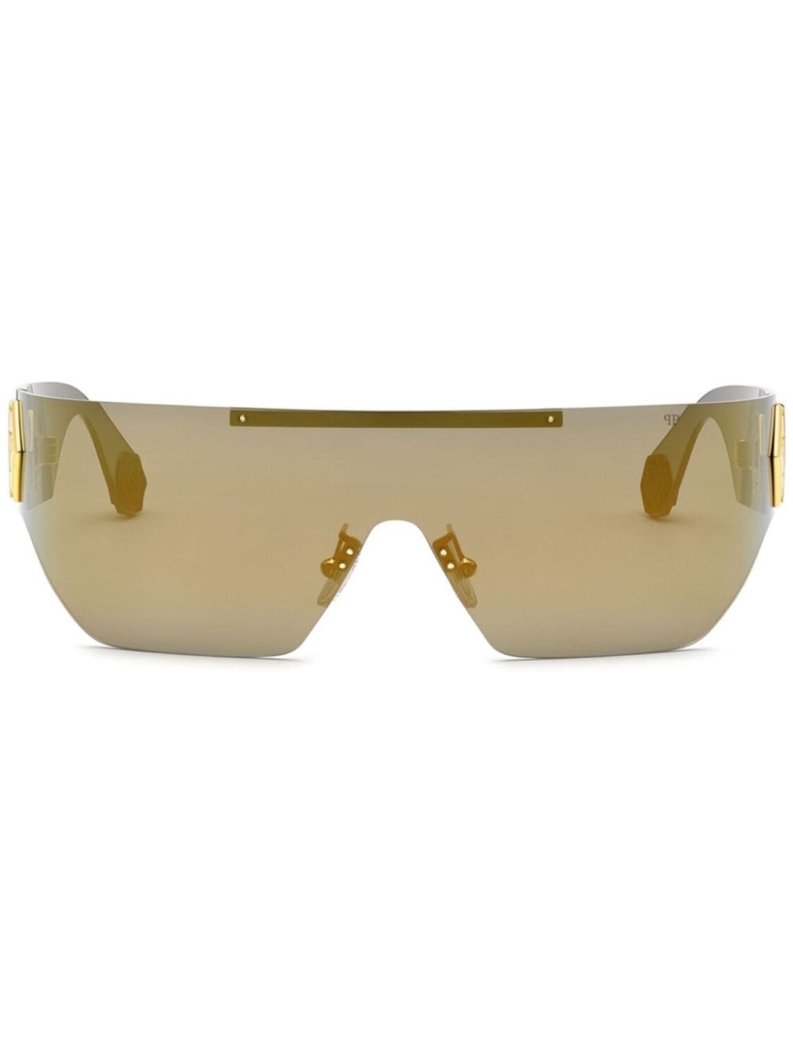 

Philipp Plein солнцезащитные очки Plein Hero Hexagon, золотистый