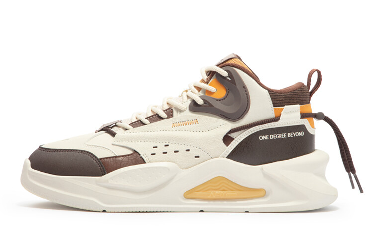 

Кроссовки 361° Jincheng Skateboarding Shoes Men Low-top Beige/brown, бежевый