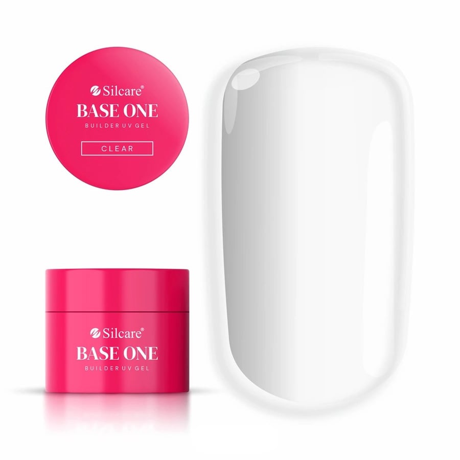 

Gel Base One Clear UV Builder Gel 15g For Nails Transparent Silcare