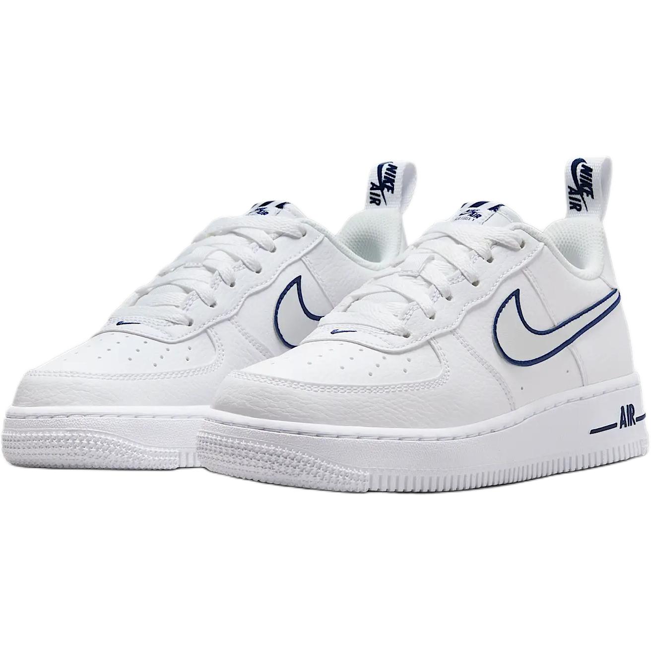 Детские кроссовки Air Force 1 Lv8 с низким верхом, устойчивые к истиранию Nike, белый — фото 3