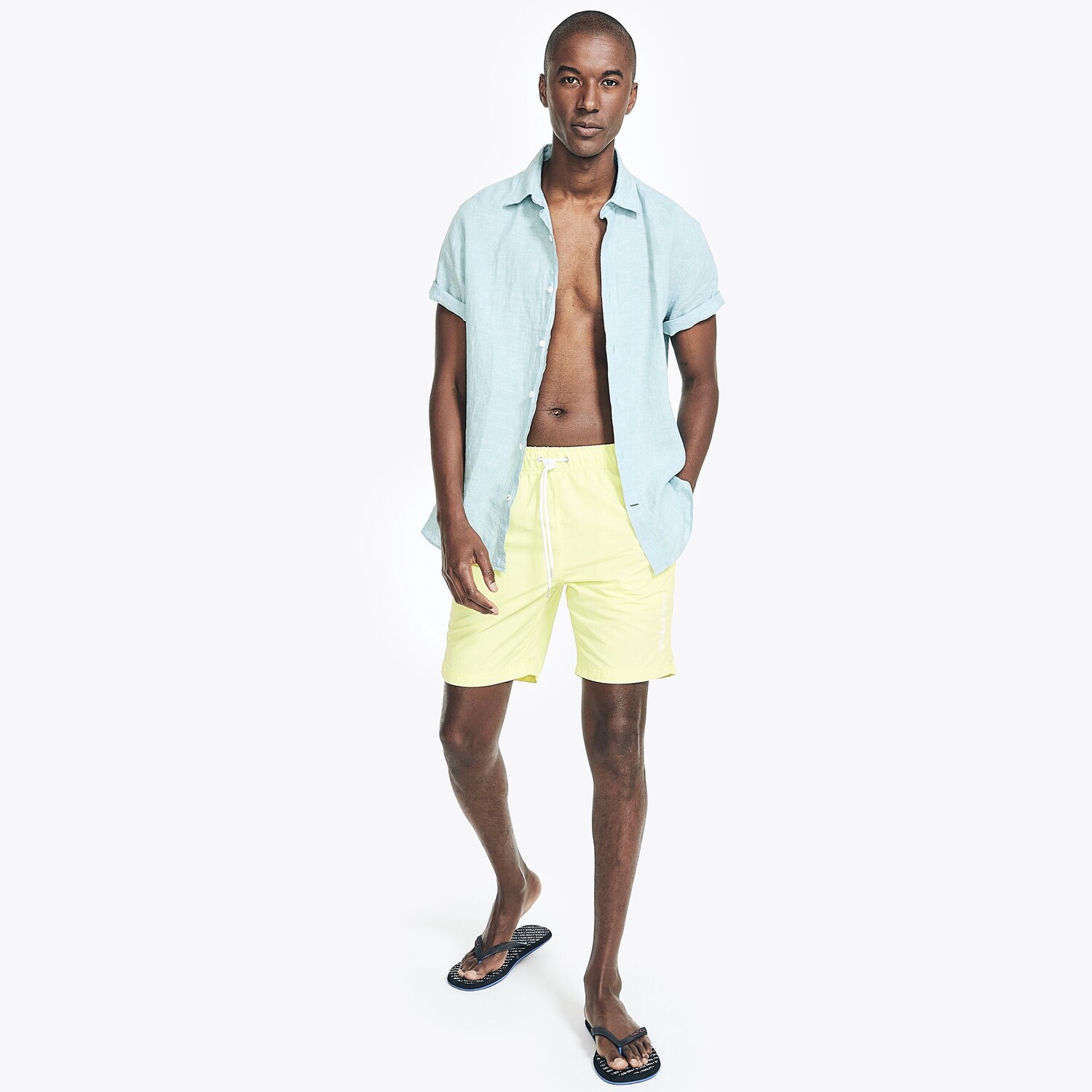 

Мужские быстросохнущие плавки Nautica 8 дюймов, цвет Yellow Fin 12-0646 Tcx