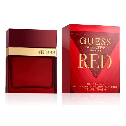 

Туалетная вода Seductive Red Men Homme, одеколон-спрей для мужчин, 1,7 жидких унции, Guess