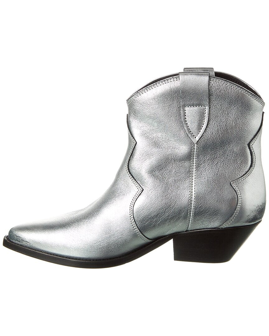 

Кожаные ботильоны Isabel Marant Dewina, серебро