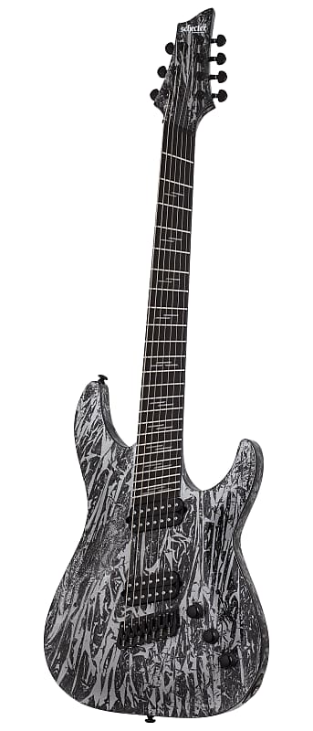 

Электрогитара Schecter 1462 C-7 Multiscale Silver Mountain 7-String Electric Guitar