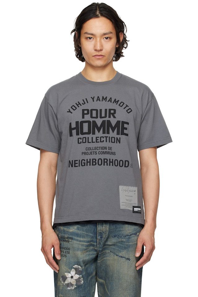 

Футболка Neighborhood edition SS Tee-2 Yohji Yamamoto, серый