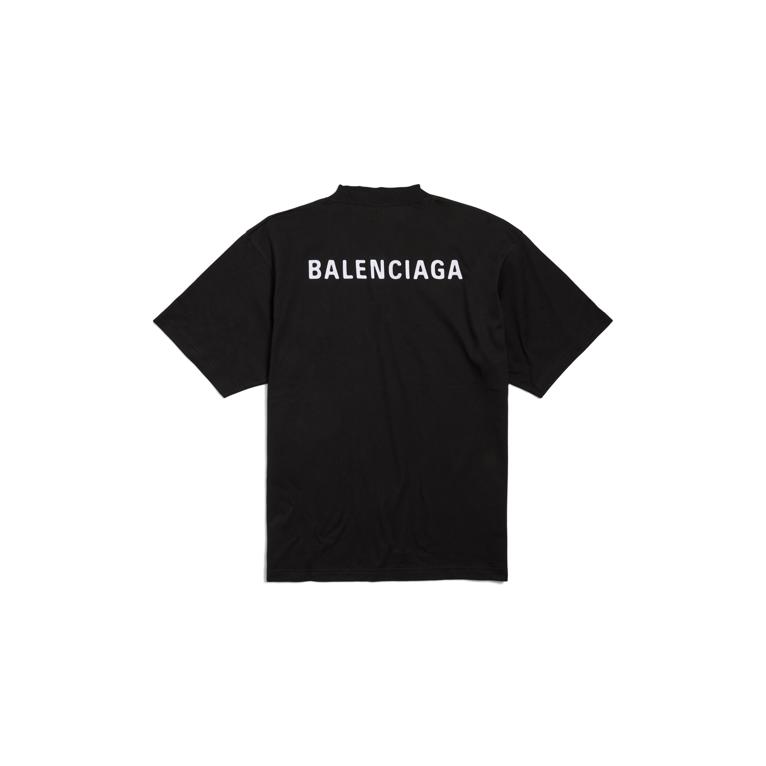Новая футболка Balenciaga Back, средний размер, черный — фото 2